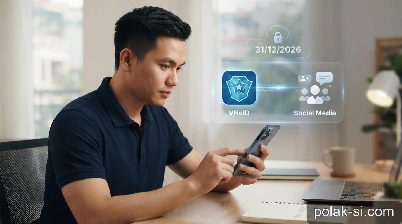 Hướng dẫn liên kết VNeID cho tài khoản mạng xã hội trước 31/12/2026